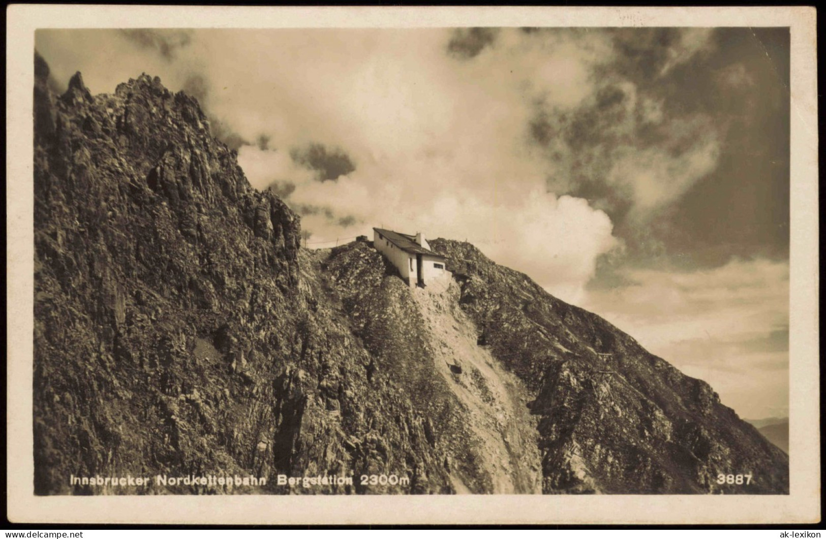 Ansichtskarte Innsbruck Nordkettenseilbahn, Bergstation 1930 - Innsbruck