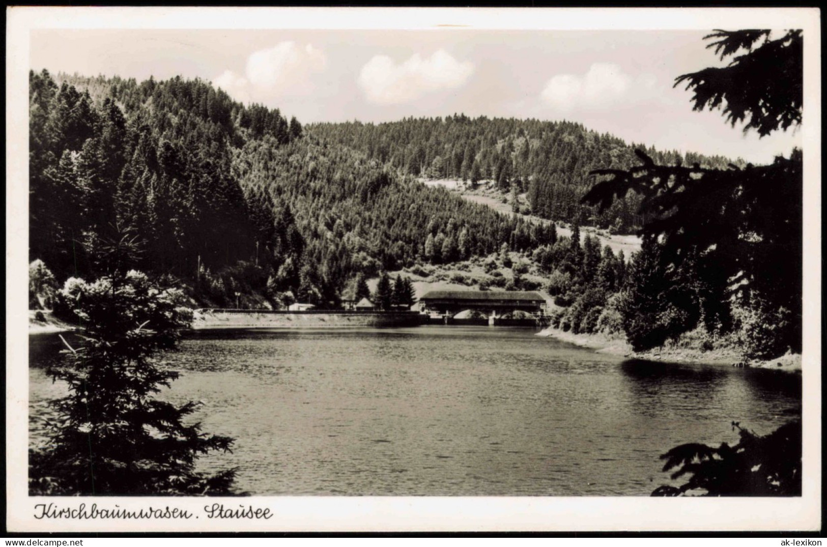 Ansichtskarte Kirschbaumwasen-Forbach (Baden) Stausee 1954 - Forbach