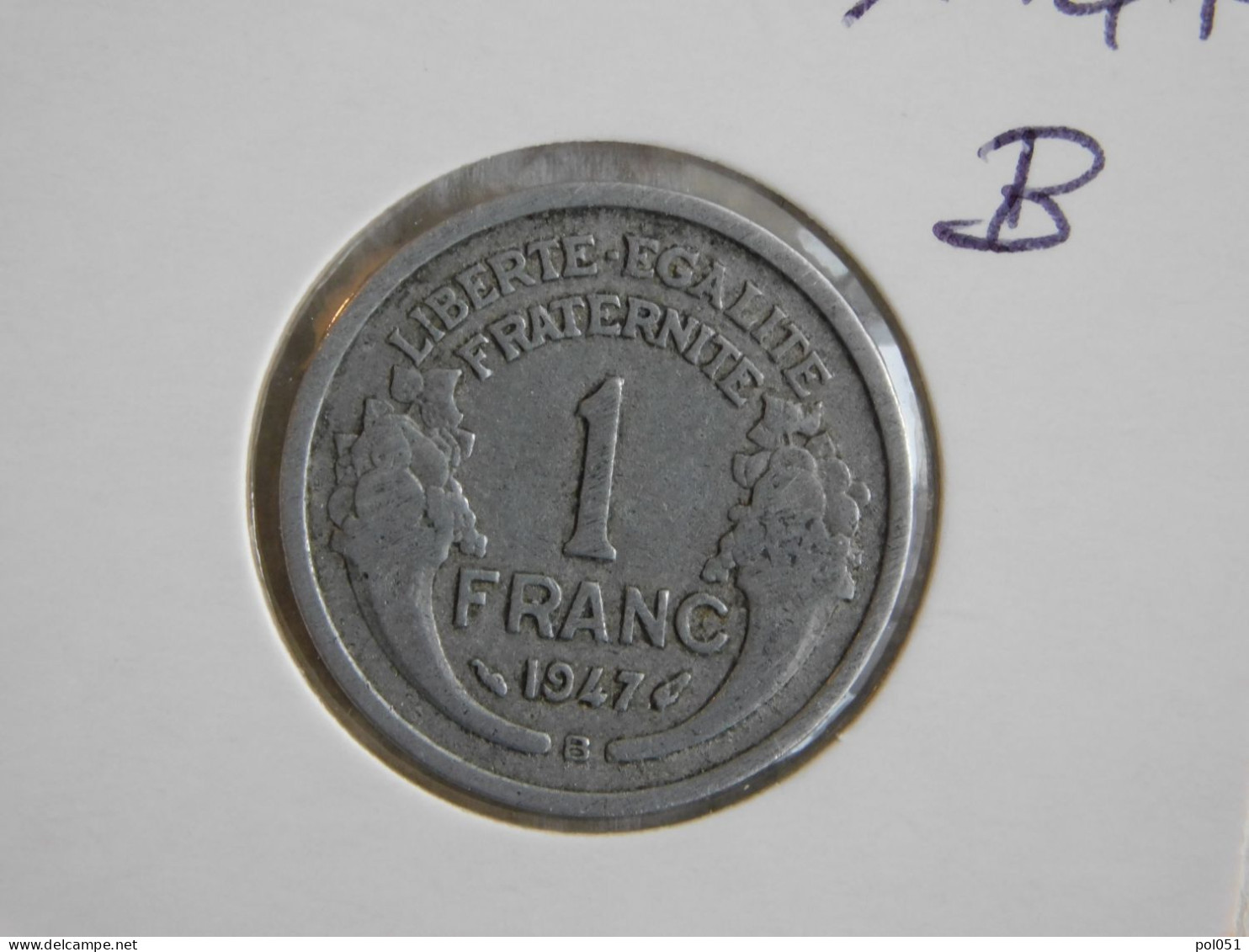 France 1 Franc 1947 B MORLON, LÉGÈRE (688) - 1 Franc