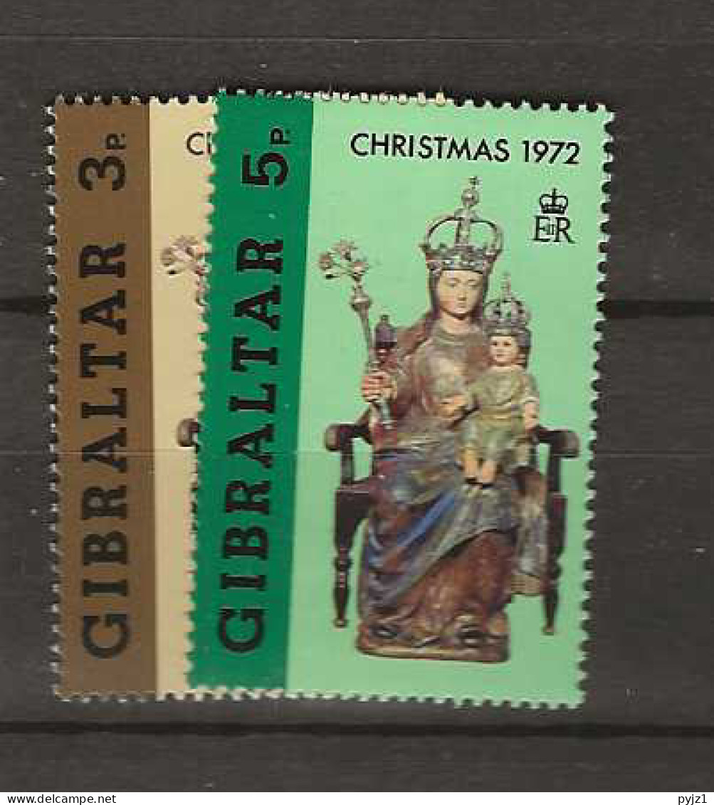 1972 MNH Gibraltar Mi 293-94 Postfris ** - Gibraltar