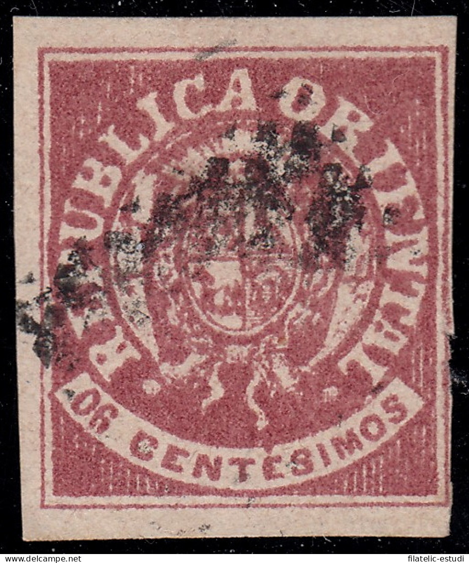 Uruguay 18 1864 Escudo Shield Usado - Uruguay