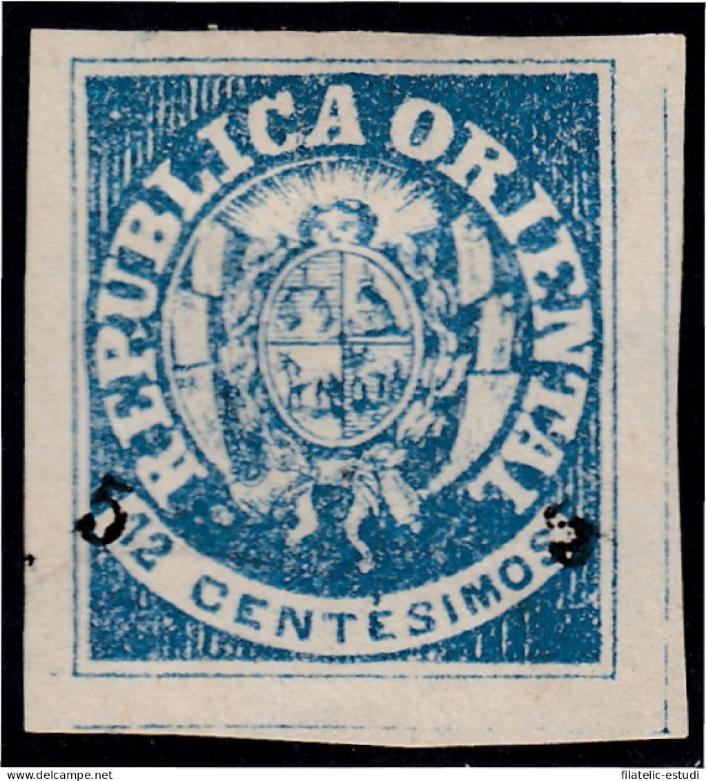 Uruguay 24 1866 Escudo Shield MH - Uruguay