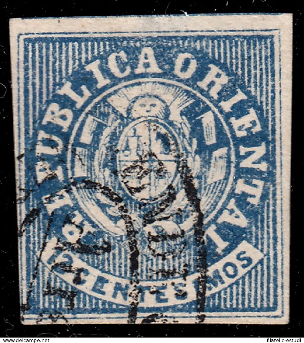 Uruguay 22A 1864 Escudo Shield Usado - Uruguay