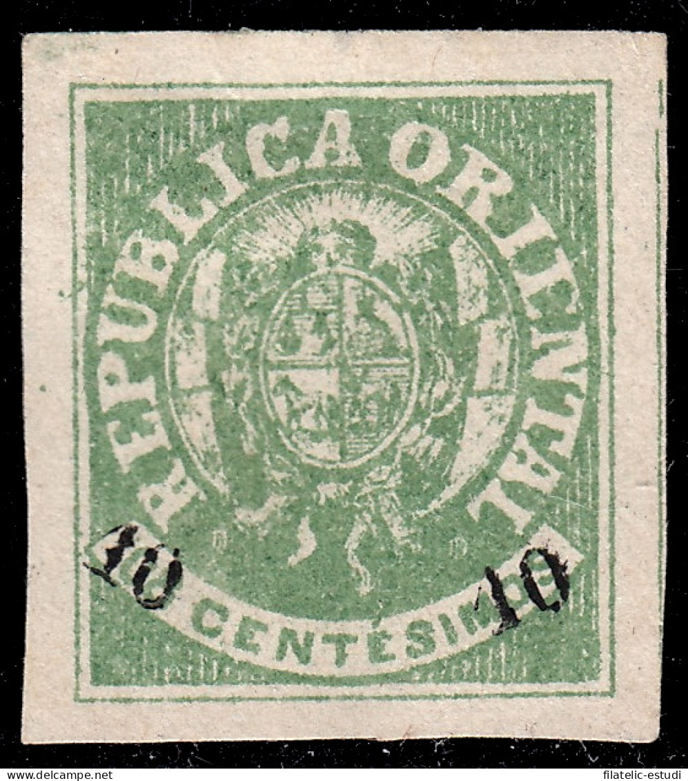 Uruguay 25 1866 Escudo Shield MH - Uruguay