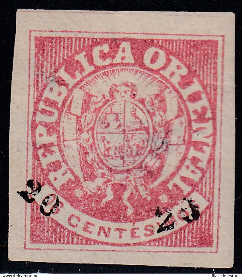 Uruguay 27 1866 Escudo Shield MH - Uruguay