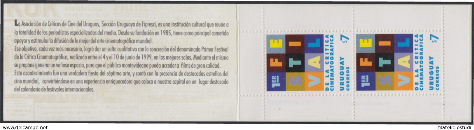 Uruguay 1831 1999 1º Festival De La Crítica Cinematográfica Carnet MNH - Uruguay