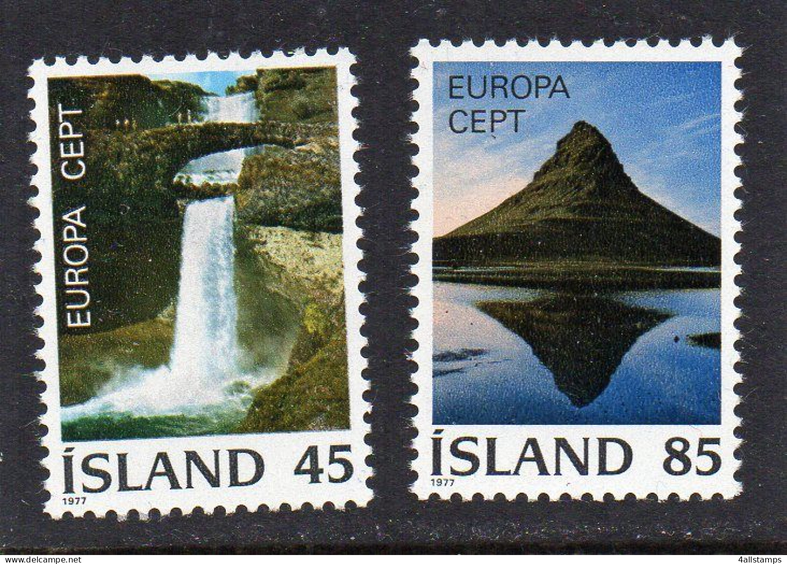 1977 Ijsland Mi N° 522/523 : ** MNH, Postfris, Postfrisch , Neuf Sans Charniere - 1977