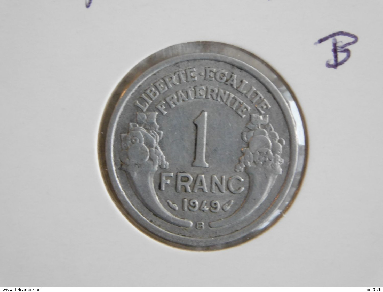 France 1 Franc 1949 B MORLON, LÉGÈRE (691) - 1 Franc