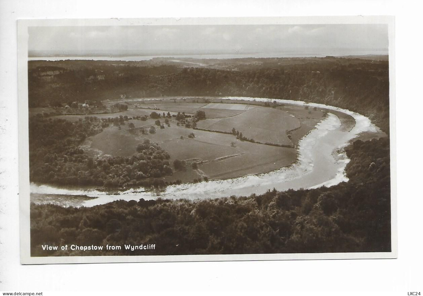 VIEW OF CHEPSTOW FROM WYNDCLIFF. - Monmouthshire