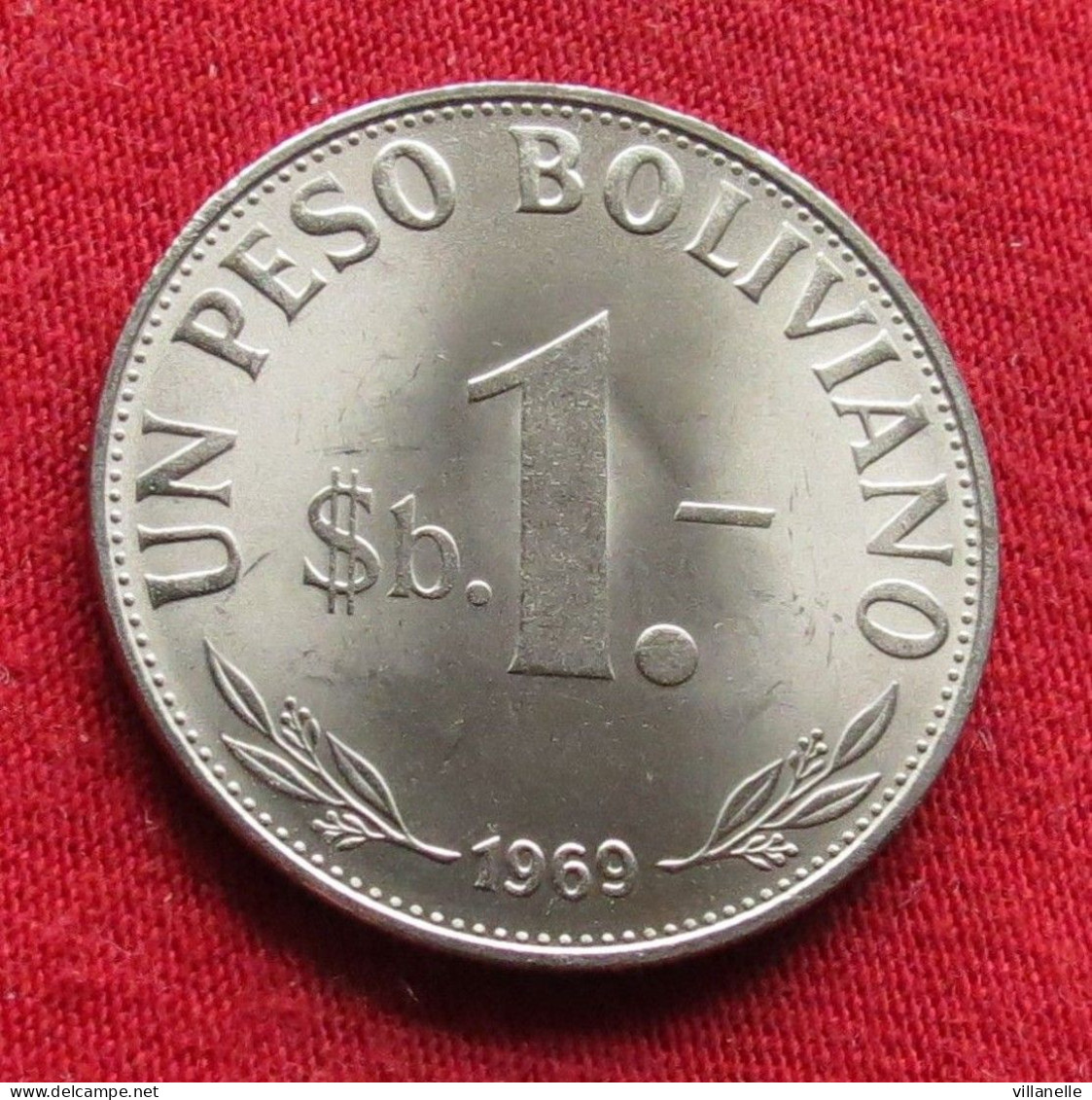Bolivia 1 Peso Boliviano 1969 KM# 192 Lt 657 *VT  Bolivie - Bolivia