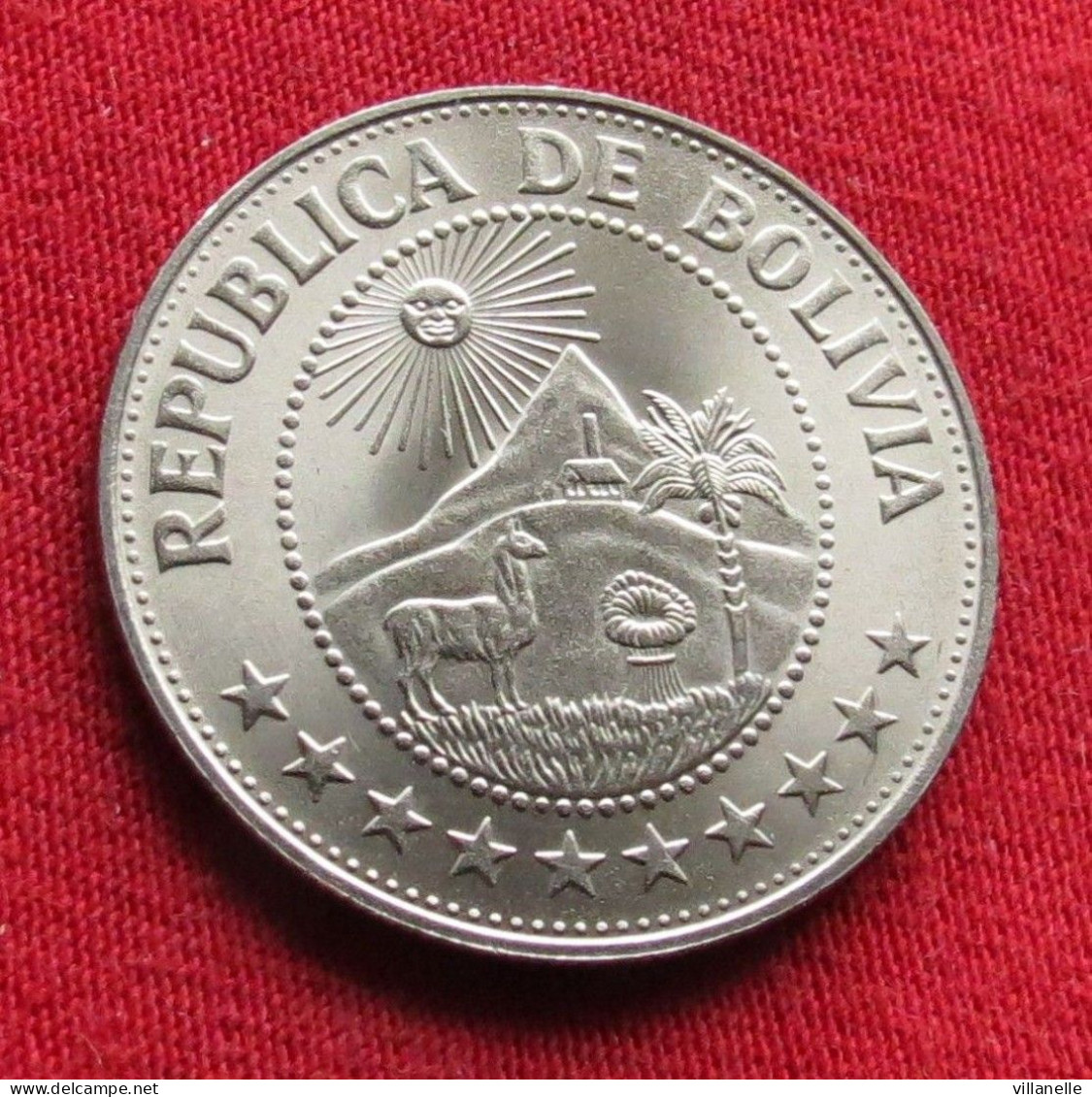 Bolivia 1 Peso Boliviano 1969 KM# 192 Lt 657 *VT  Bolivie - Bolivia