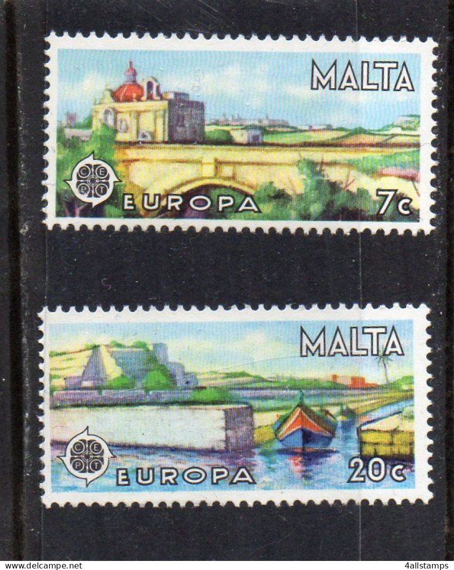 1977 Malta Mi N° 554/555 : ** MNH, Postfris, Postfrisch , Neuf Sans Charniere - 1977