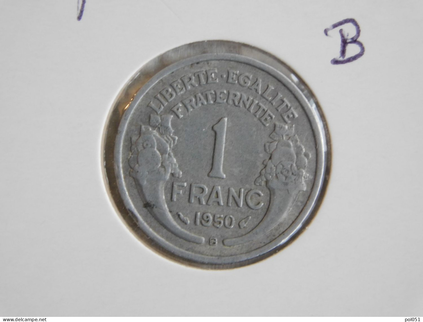 France 1 Franc 1950 B MORLON, LÉGÈRE (694) - 1 Franc