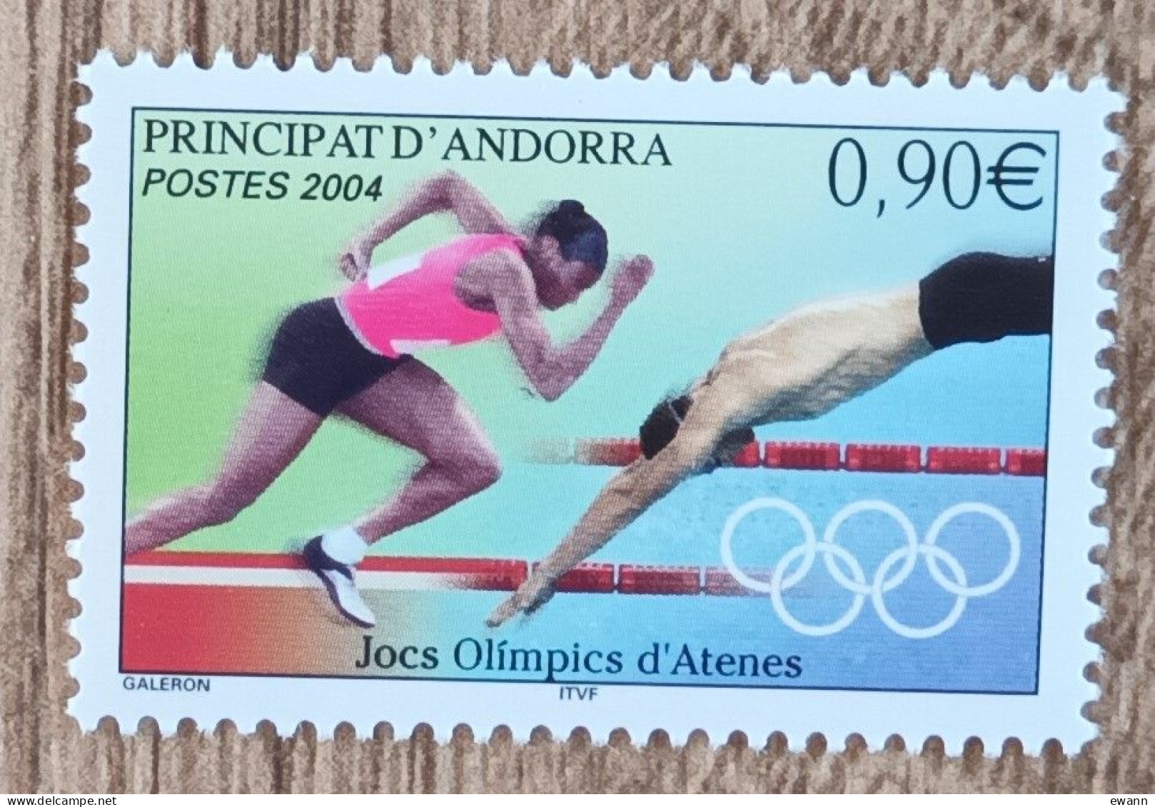 Andorre - YT N°598 - Jeux Olympiques D'été à Athènes - 2004 - Neuf - Nuovi