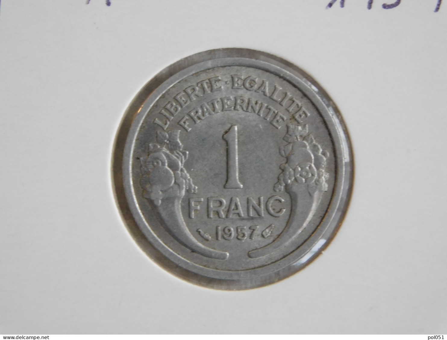 France 1 Franc 1957 MORLON, LÉGÈRE (695) - 1 Franc