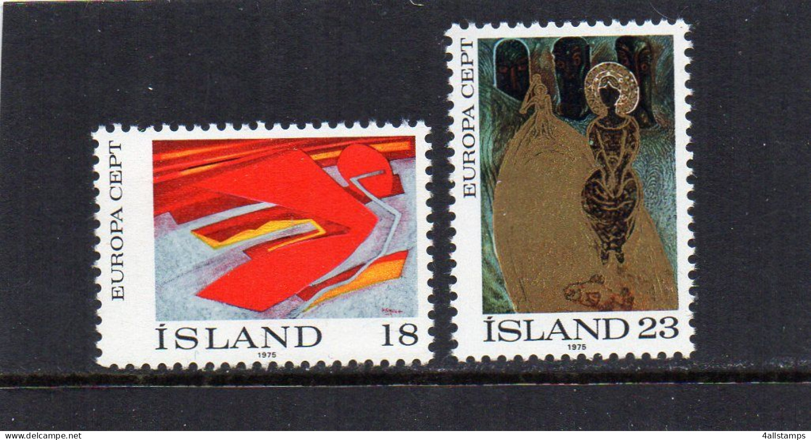 1975 IJsland Mi N° 502/503 : ** MNH, Postfris, Postfrisch , Neuf Sans Charniere - 1975