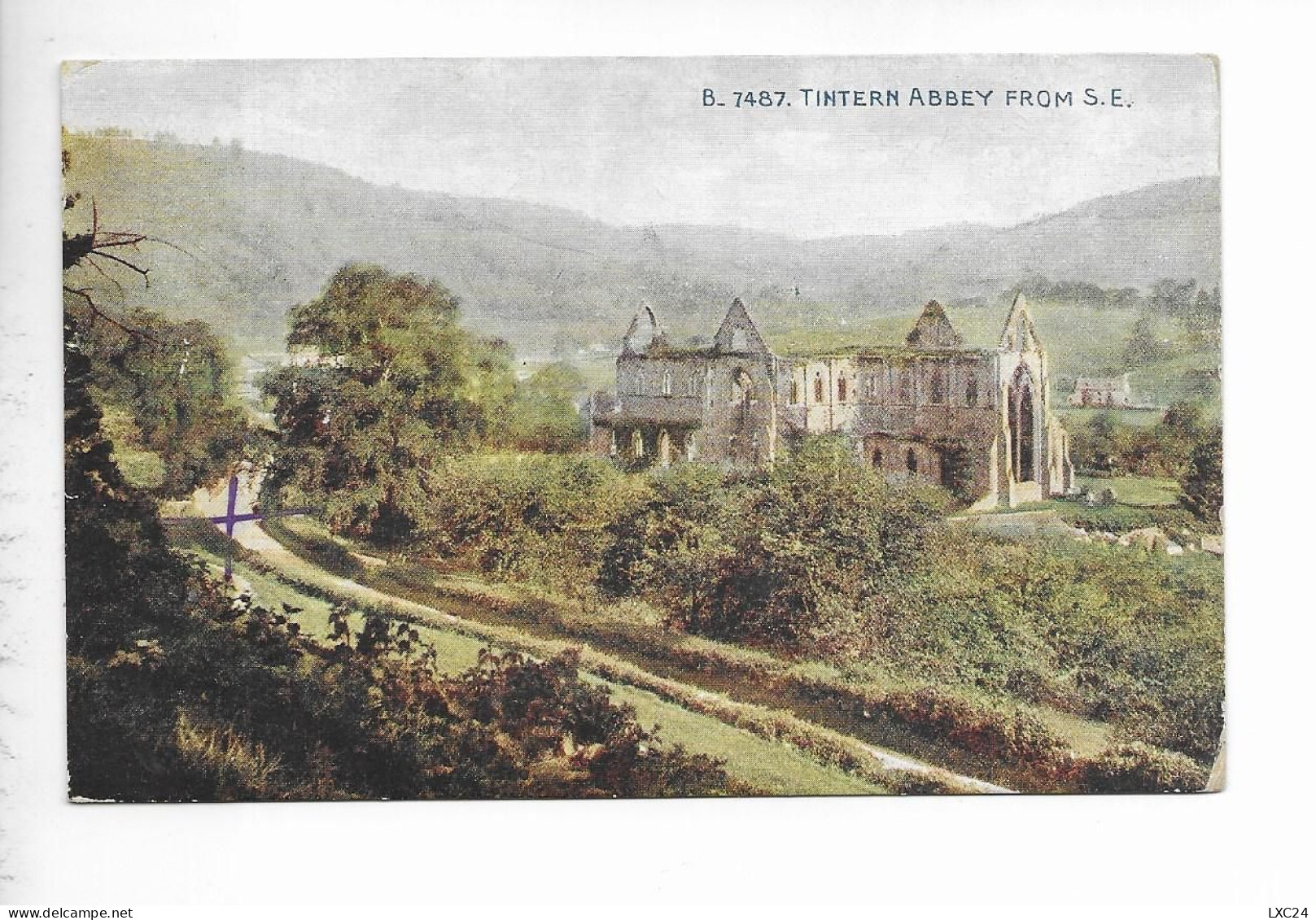 TINTERN ABBEY FROM S.E. - Monmouthshire