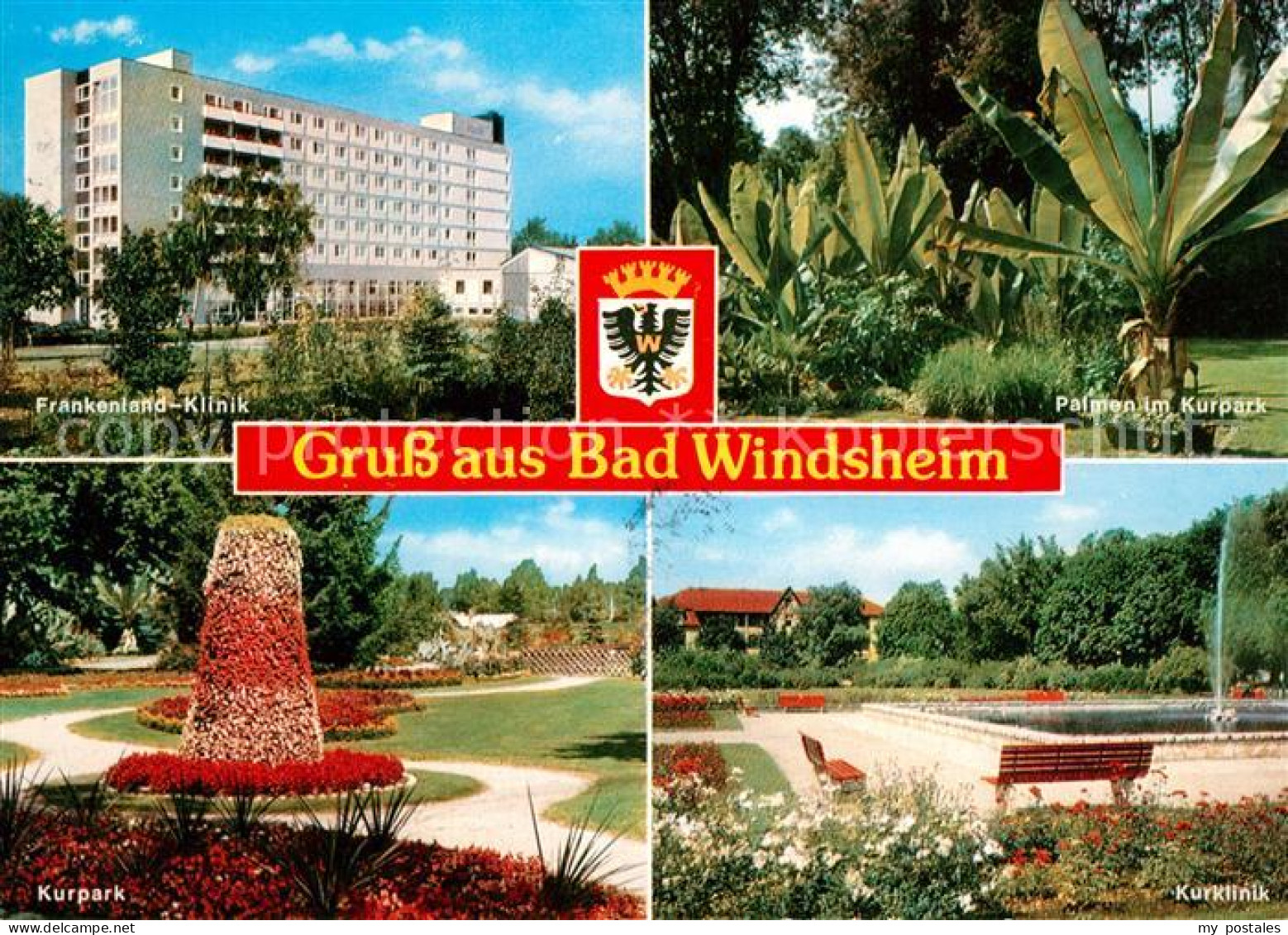 73160903 Bad Windsheim Frankenland Klinik Palmen Kurpark Kurklinik Bad Windsheim - Bad Windsheim