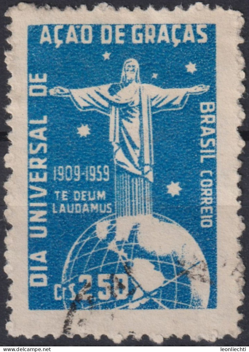 1959 Brasilien ° Mi:BR 968, Sn:BR 901, Yt:BR 686, Christ On Globe - Usados