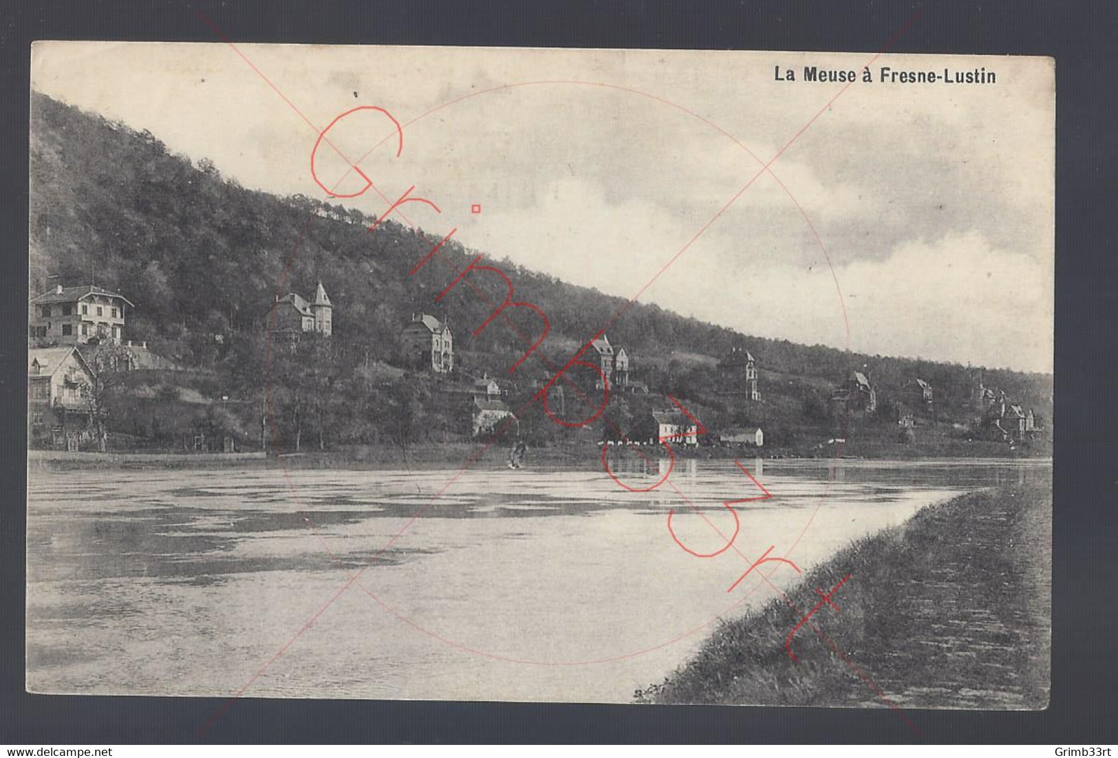Fresne-Lustin - La Meuse à Fresne-Lustin - Postkaart - Profondeville