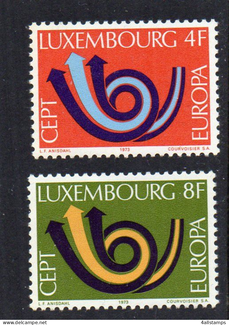 1973 Luxemburg Mi N° 862/863  : ** MNH, Postfris, Postfrisch , Neuf Sans Charniere - 1973