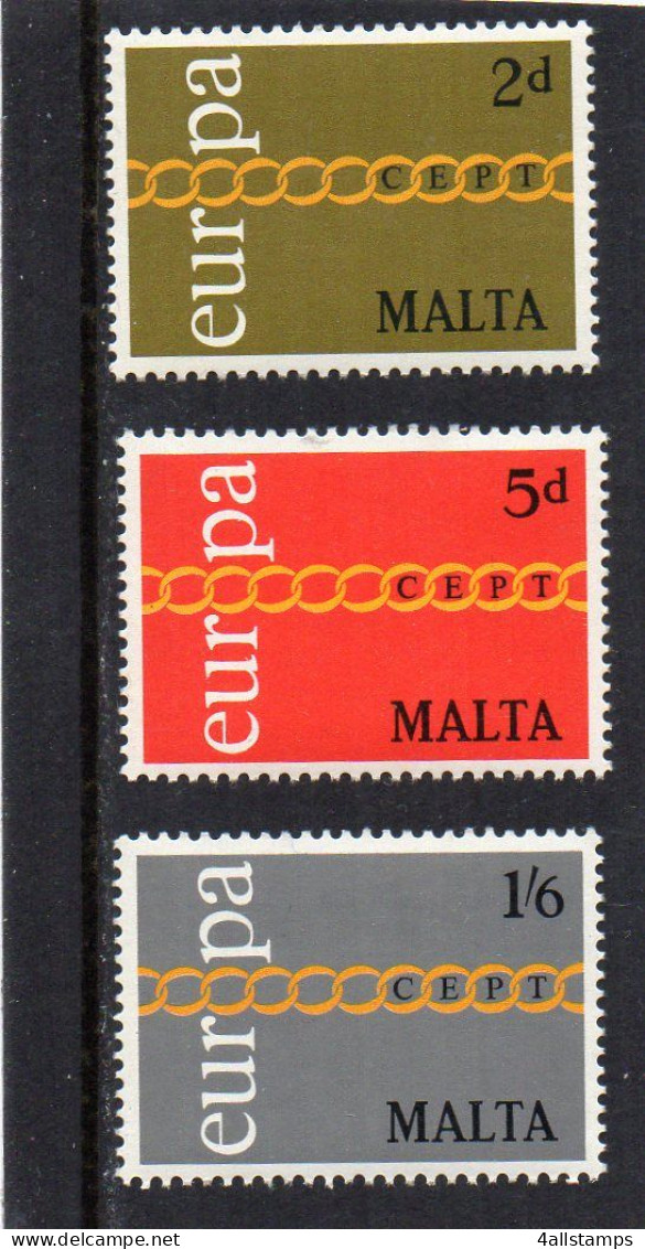 1971 Malta Mi N° 422/424 : ** MNH, Postfris, Postfrisch , Neuf Sans Charniere - 1971