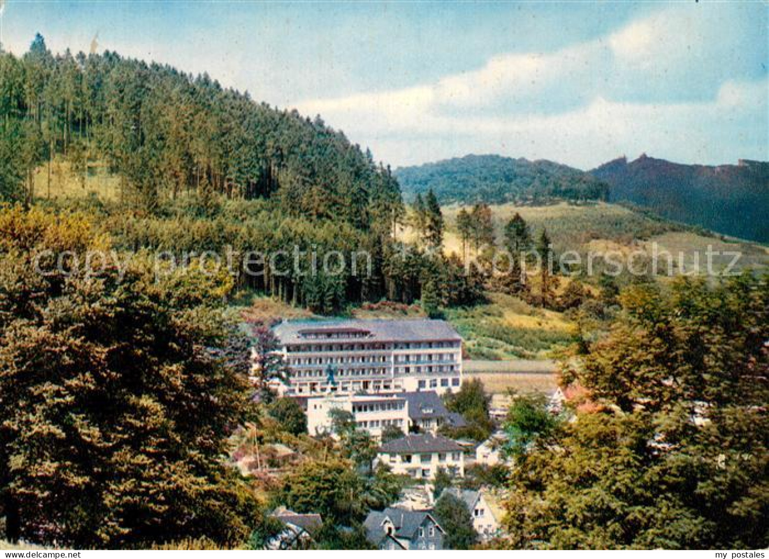 73160602 Laasphe Kurhaus Kneippsanatorium Dr De La Camp Landschaftspanorama Laas - Bad Laasphe