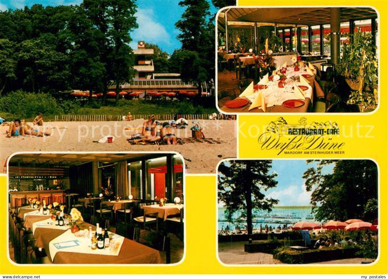 73160523 Mardorf Niedersachsen Restaurant Cafe Weisse Duene Strand  Mardorf Nied - Neustadt Am Rübenberge