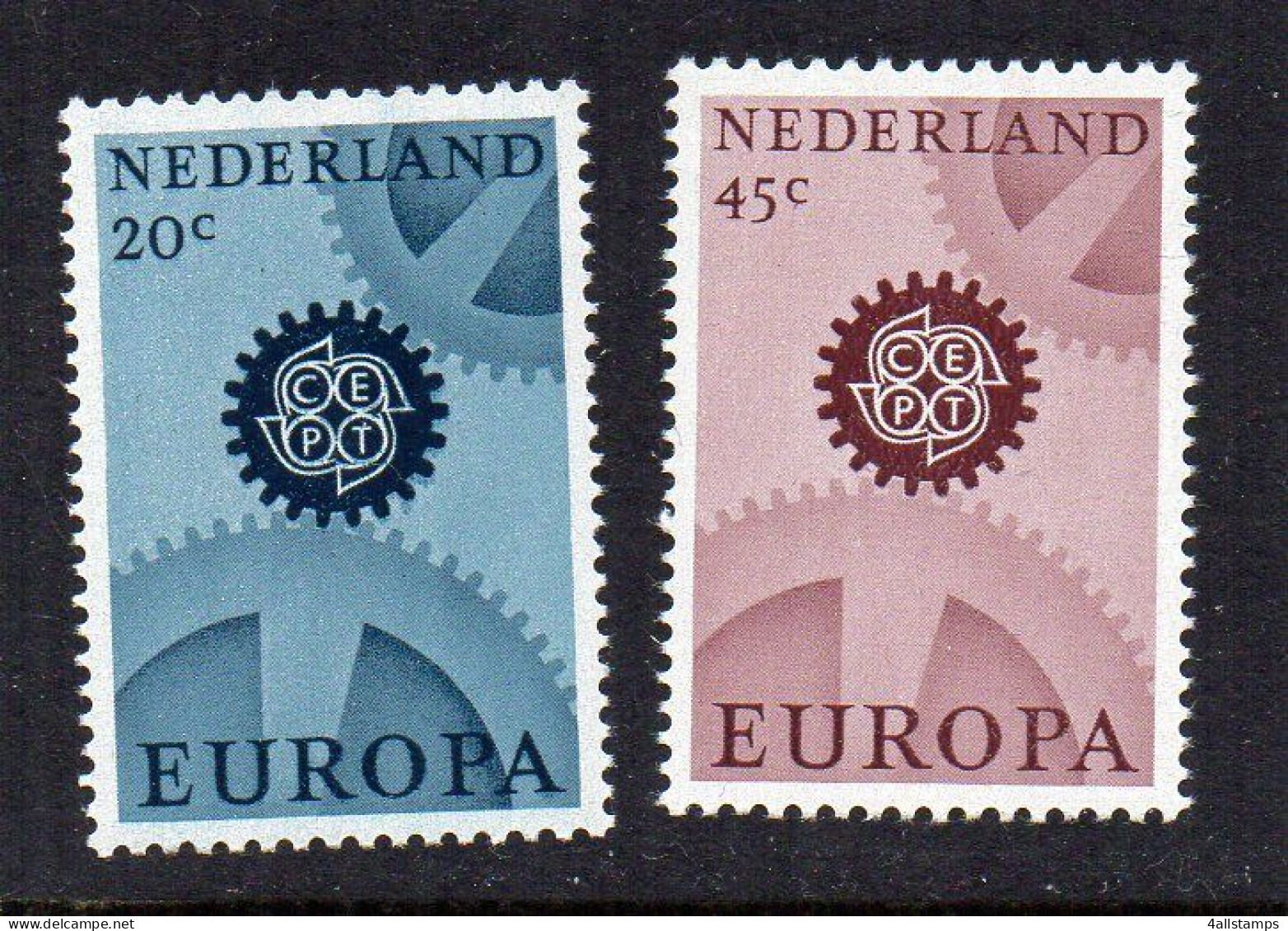 1967 Nederland Mi N° 878/879  : ** MNH, Postfris, Postfrisch , Neuf Sans Charniere - 1967