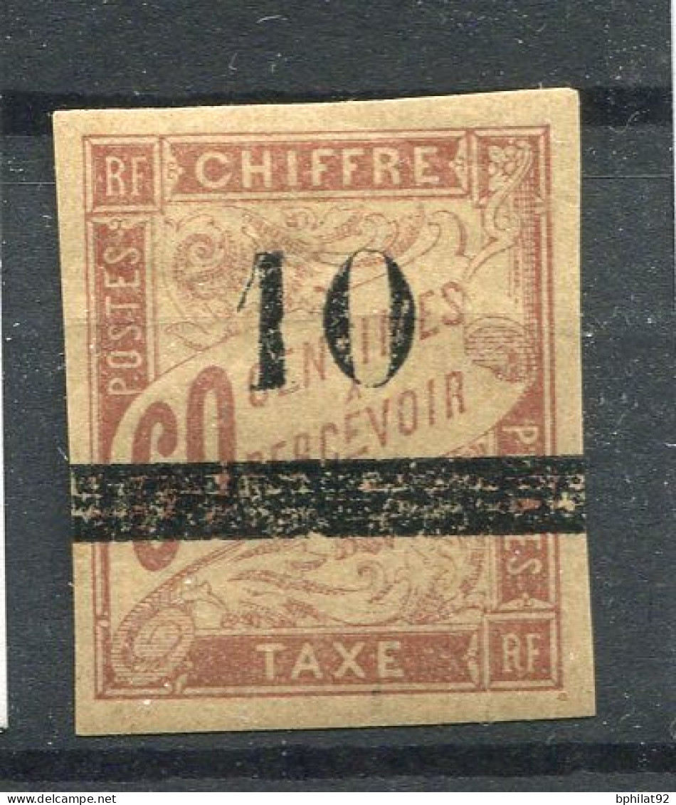 !!! SENEGAL, TAXE N°2 NEUVE CHARNIERE, AVEC GOMME - Timbres-taxe