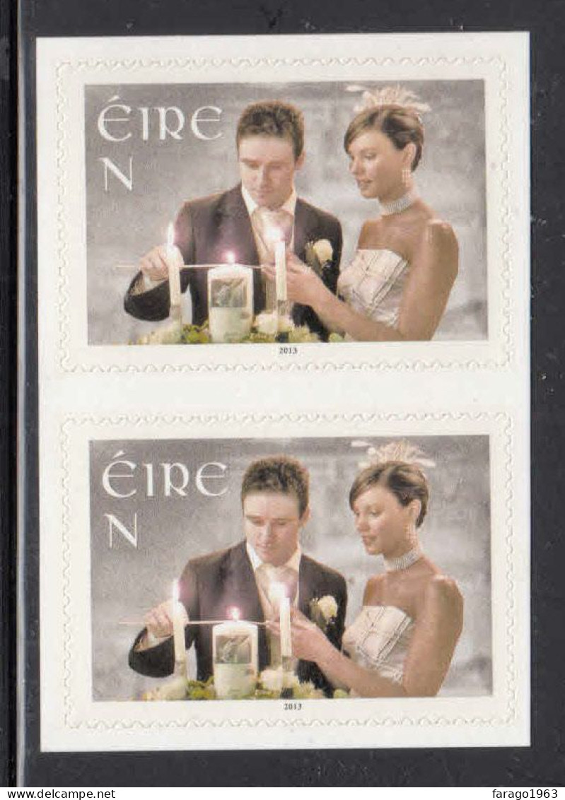 2013 Ireland Wedding Complete Pair  MNH @ BELOW FACE VALUE - Ungebraucht