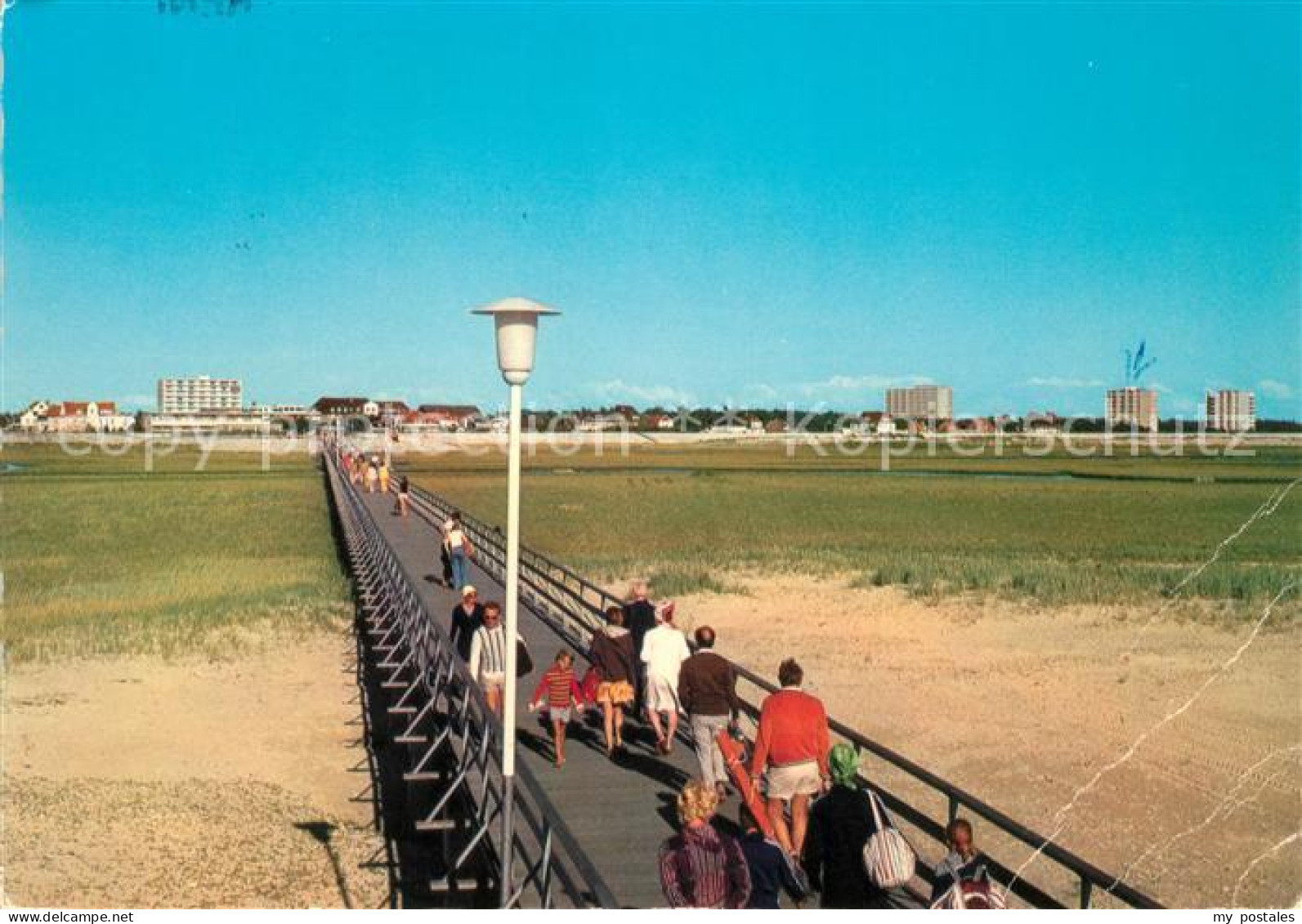 73160324 Peter-Ording St Seebruecke Sandbank Peter-Ording St - St. Peter-Ording