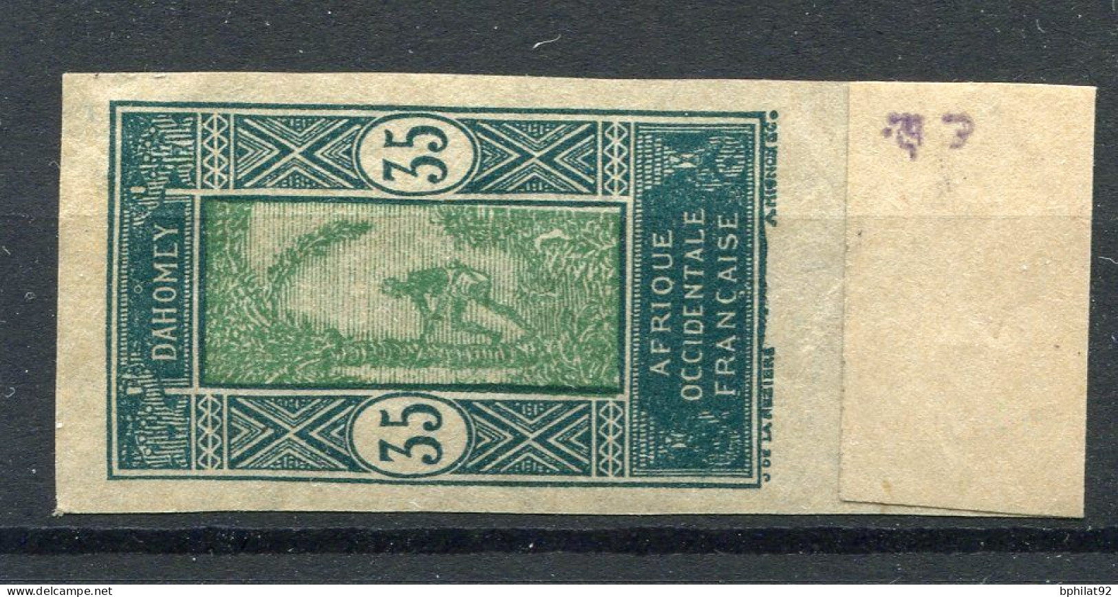 !!! DAHOMEY, N°87a NON DENTELE, NEUF SANS GOMME - Unused Stamps