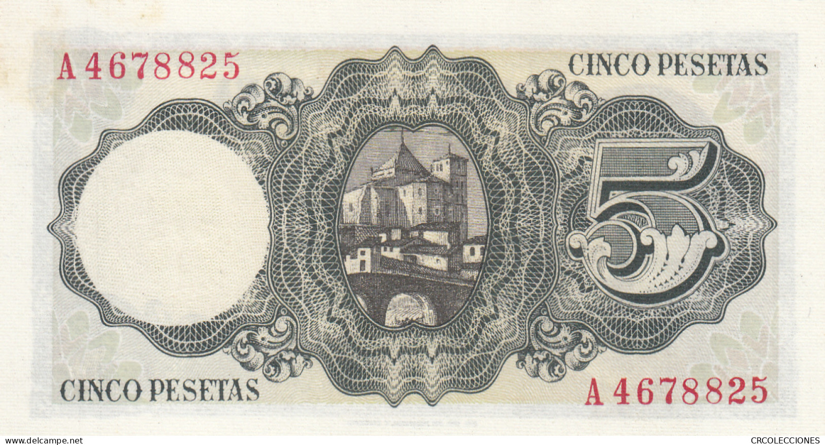 CRBS1106 BILLETE ESPAÑA 5 PESETAS 1951 SC- - Altri & Non Classificati