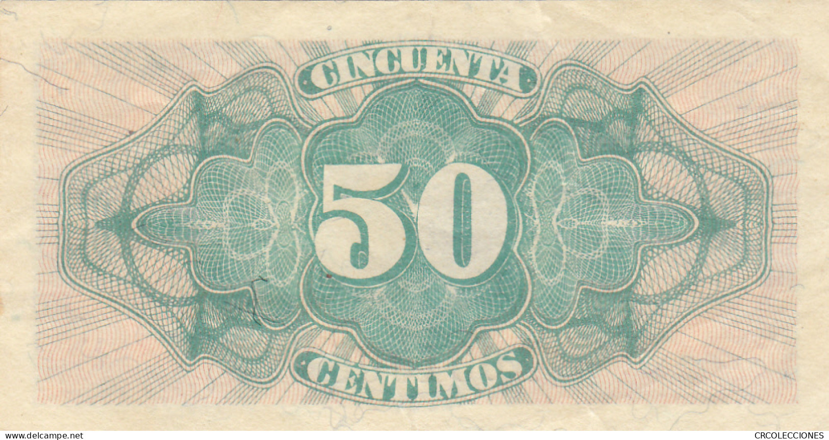 CRBS1084 BILLETE ESPAÑA 50 CENTIMOS EMISION 1937 USADO - Altri & Non Classificati