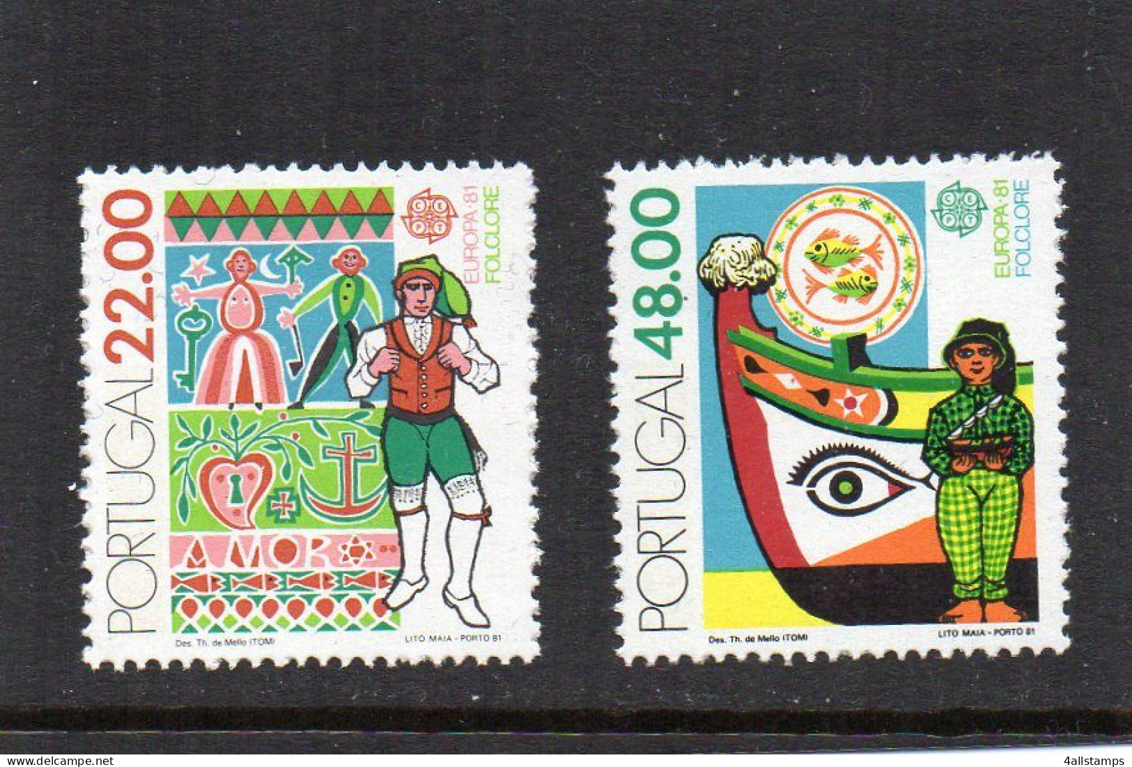 1981 Portugal MI N° 1531/1532  : ** MNH, Postfris, Postfrisch , Neuf Sans Charniere - 1981