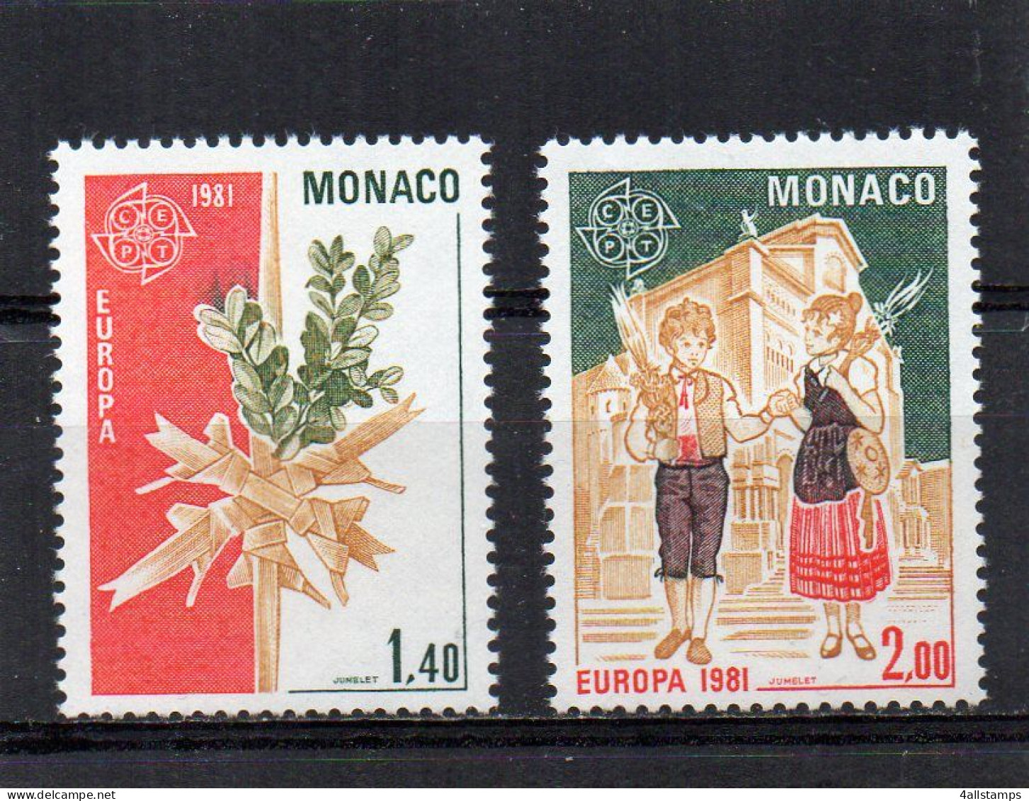 1981 Monaco MI N° 1473/1474: ** MNH, Postfris, Postfrisch , Neuf Sans Charniere - 1981