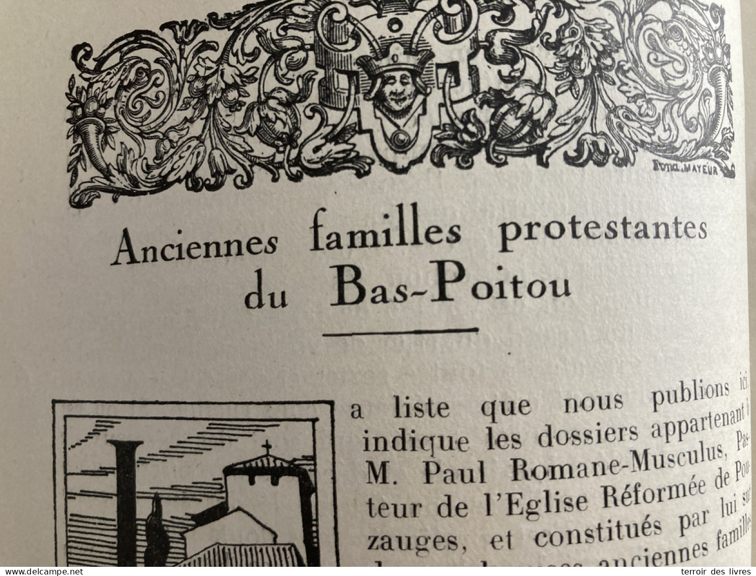 Revue Du Bas-Poitou 1944 2 SAINT ANDRE D'ORNAY RETZ BOURGNEUF BOUIN BEAUVOIR NOIRMOUTIER LE PERRIER RIE SAINT GILLES LA  - Poitou-Charentes