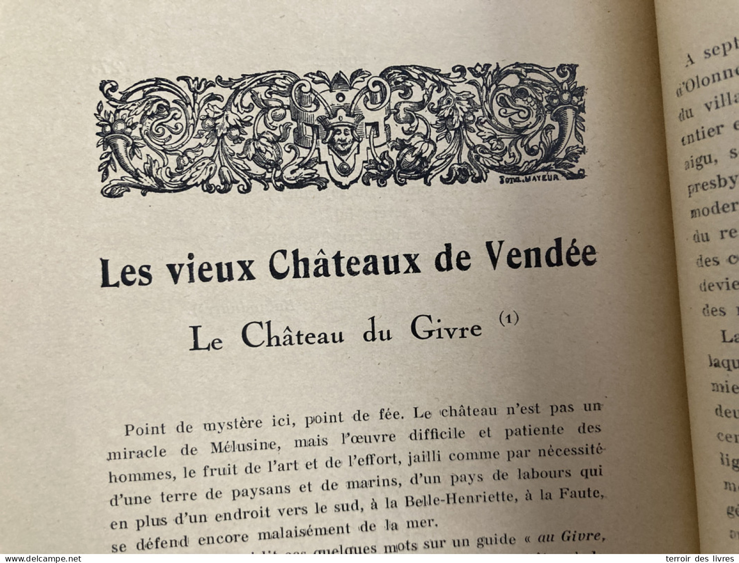 Revue Du Bas-Poitou 1938 3 BEAUPREAU ILE D'ELLE OLONNE JARD AUZAY JAUDONNIERE JONCHERE AUCHAY SUR VENDEE LA GARNACHE - Poitou-Charentes