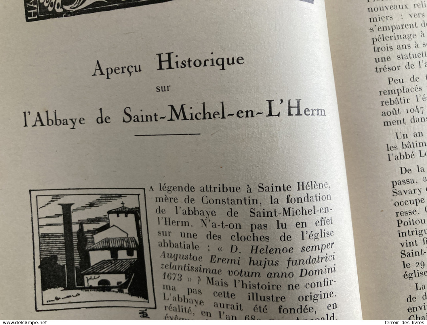 Revue Du Bas-Poitou 1943 2 SAINT-MICHEL-EN-L'HERM AUZAY OBRIE PISSOTTE LA ROCHELLE - Poitou-Charentes