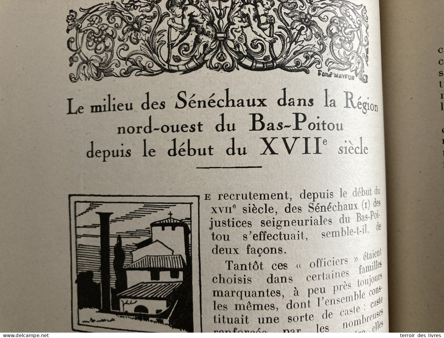 Revue Du Bas-Poitou 1944 1 CHAVAGNES-EN-PAILLERS MONTAIGU LA GUYONNIERE SAINT GEORGES MONTAIGU LE LUC VIEILLE VIGNE ROCH - Poitou-Charentes