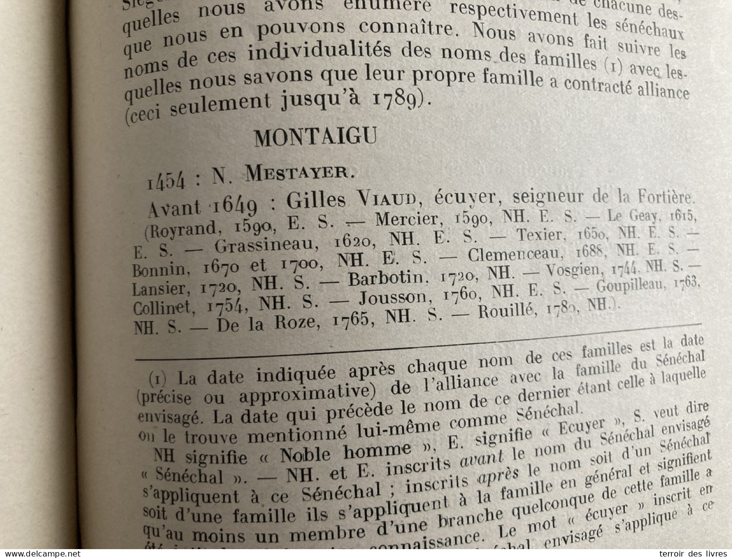 Revue Du Bas-Poitou 1944 1 CHAVAGNES-EN-PAILLERS MONTAIGU LA GUYONNIERE SAINT GEORGES MONTAIGU LE LUC VIEILLE VIGNE ROCH - Poitou-Charentes