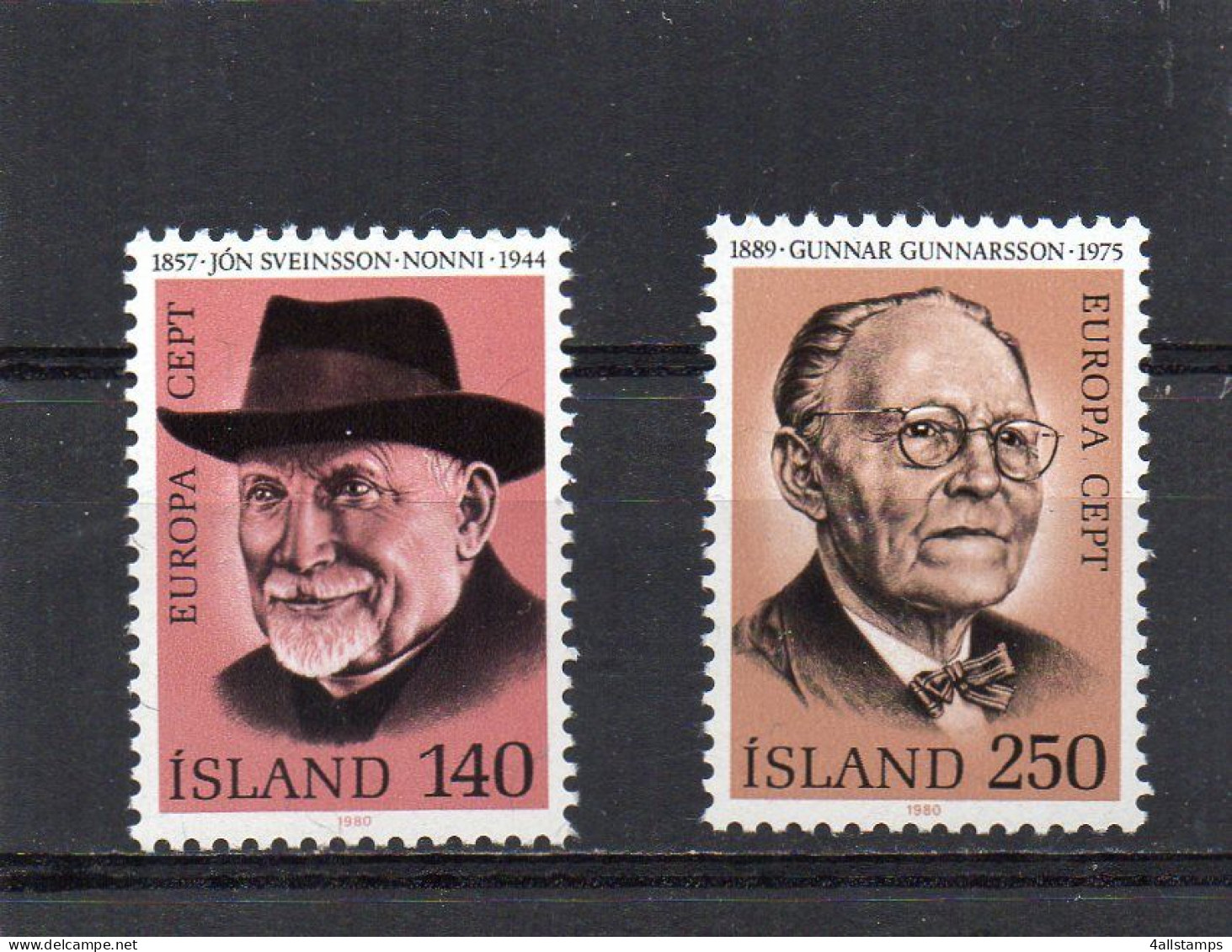 1980 IJsland MI N° 552/553 : ** MNH, Postfris, Postfrisch , Neuf Sans Charniere - 1980