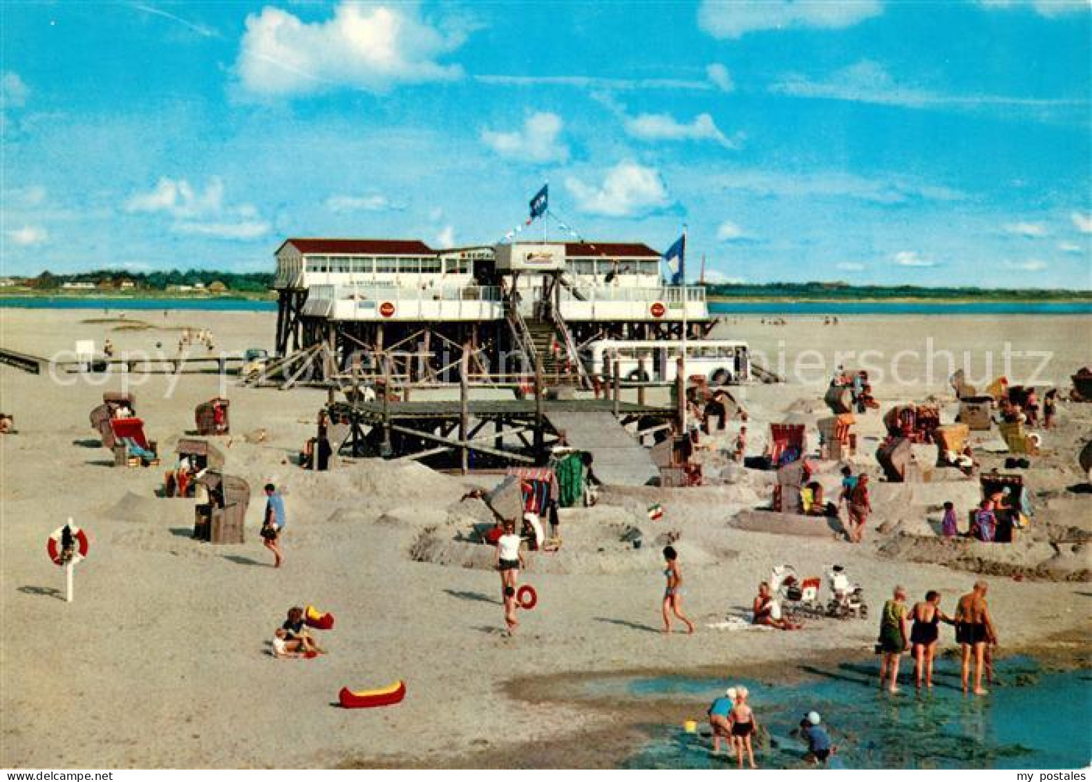 73159960 Peter-Ording St Strandleben Bei Der Arche Noah Peter-Ording St - St. Peter-Ording