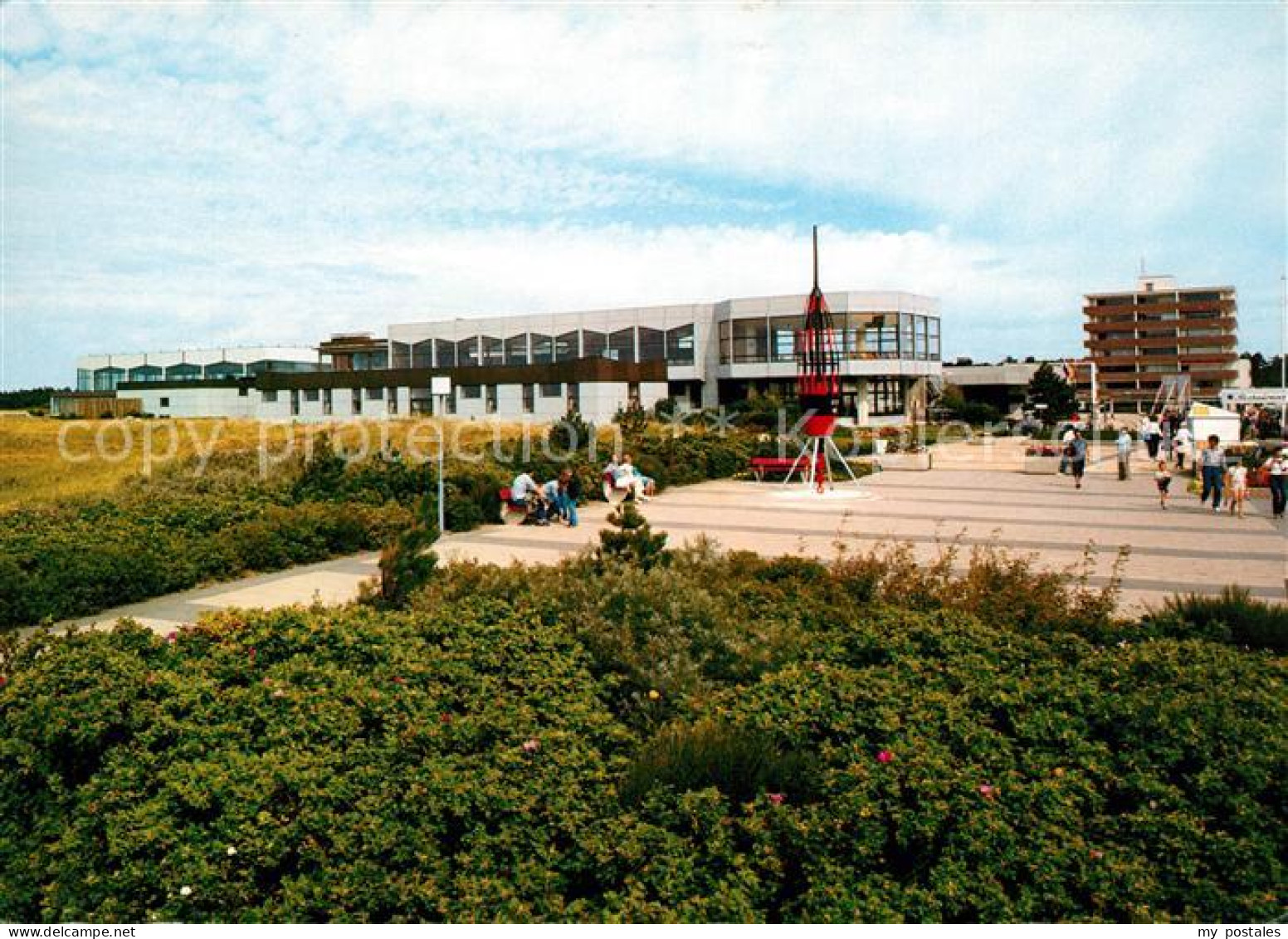 73159949 Peter-Ording St Promenade Kurmittelhaus Meereswasserschwimmbad Broesum - St. Peter-Ording