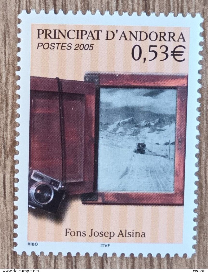 Andorre - YT N°617 - Photographie Du Fonds Josep Alsina - 2005 - Neuf - Unused Stamps