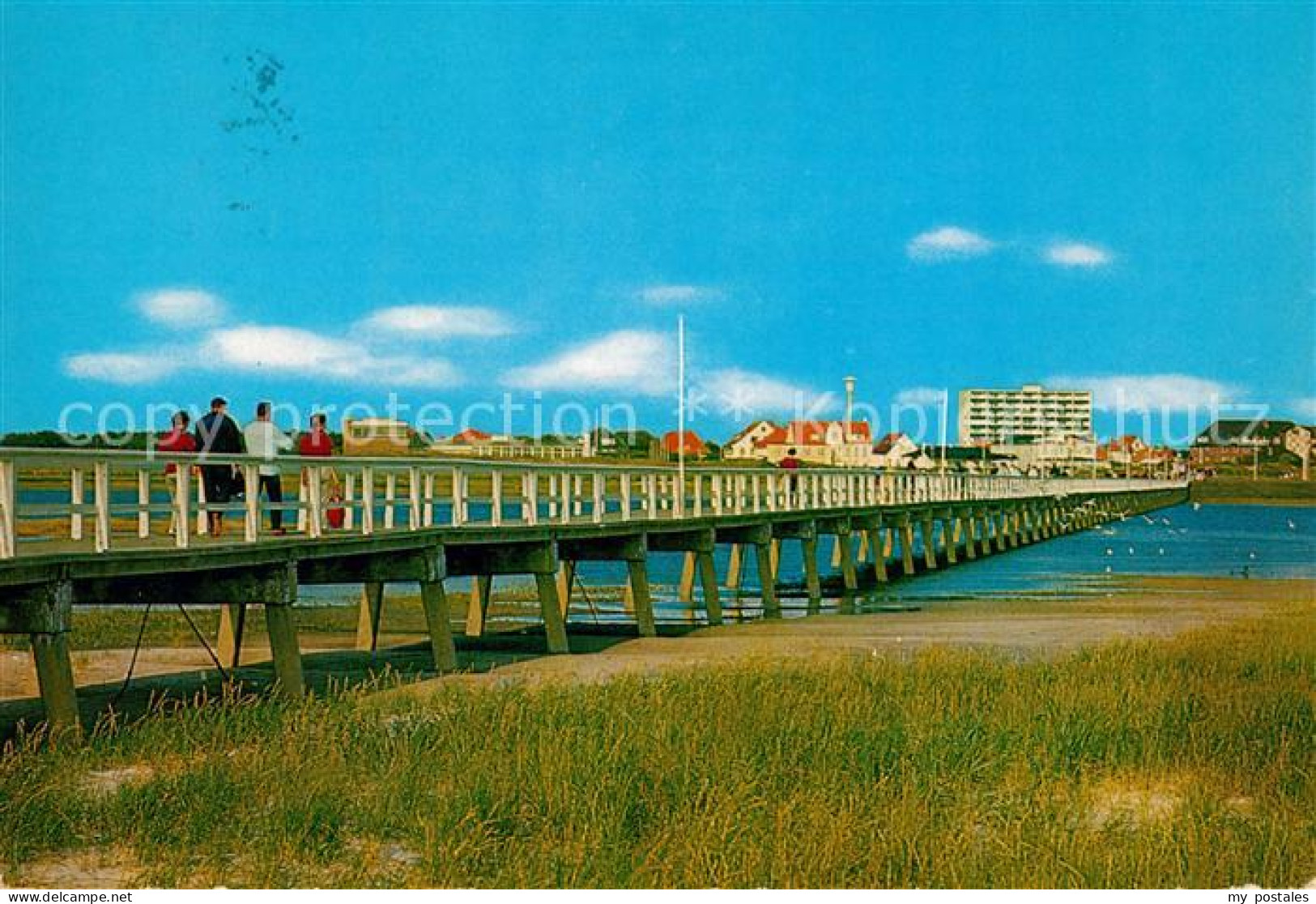 73159911 Peter-Ording St Seebruecke Zur Sandbank Peter-Ording St - St. Peter-Ording