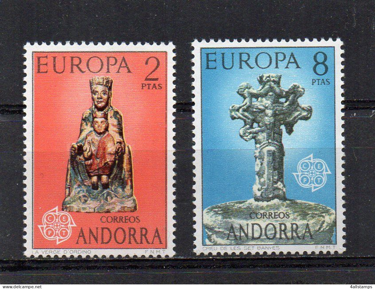 1974 Andorra MI N° 88/89 : ** MNH, Postfris, Postfrisch , Neuf Sans Charniere - 1974