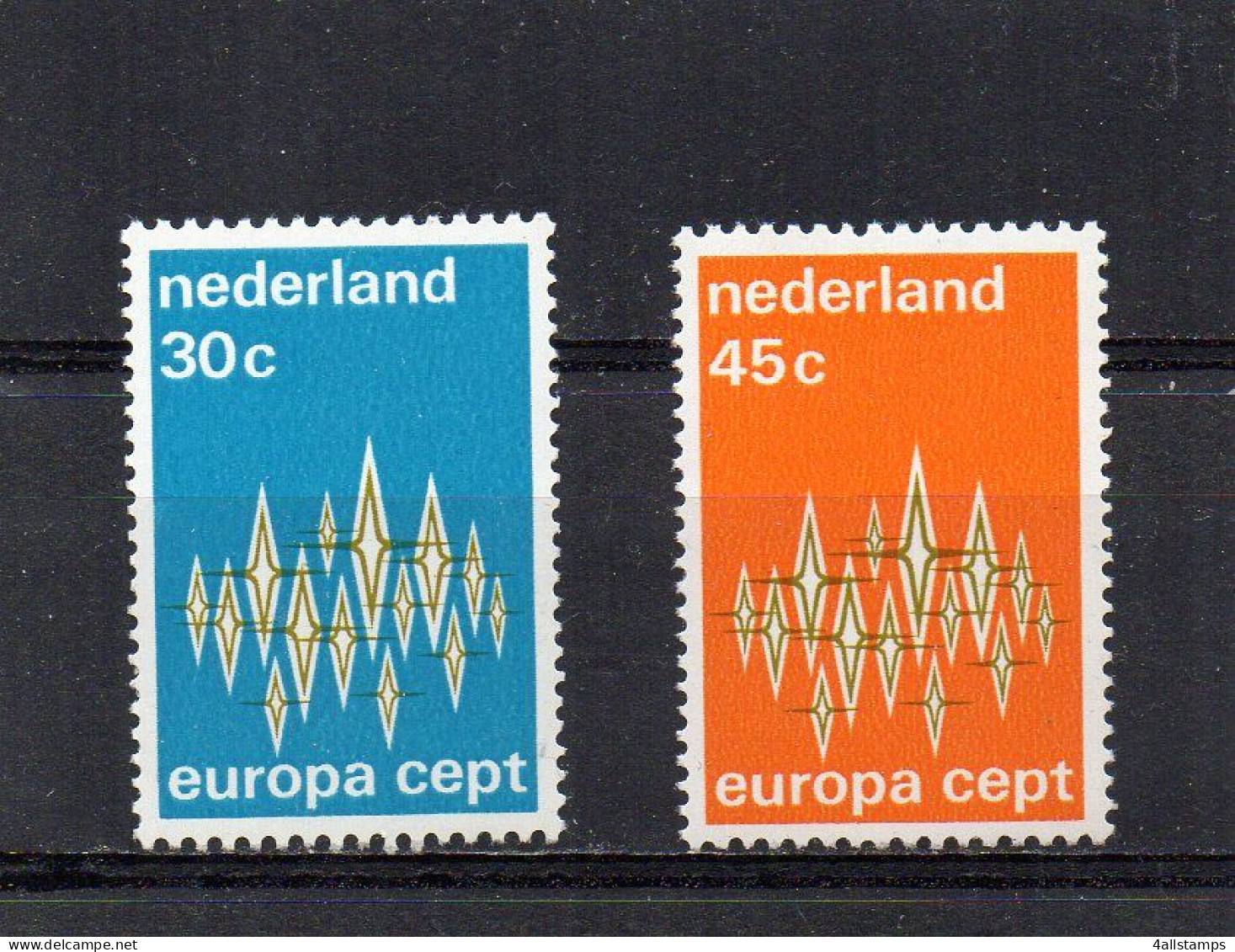 1972 Nederland MI N° 987/988 : ** MNH, Postfris, Postfrisch , Neuf Sans Charniere - 1973