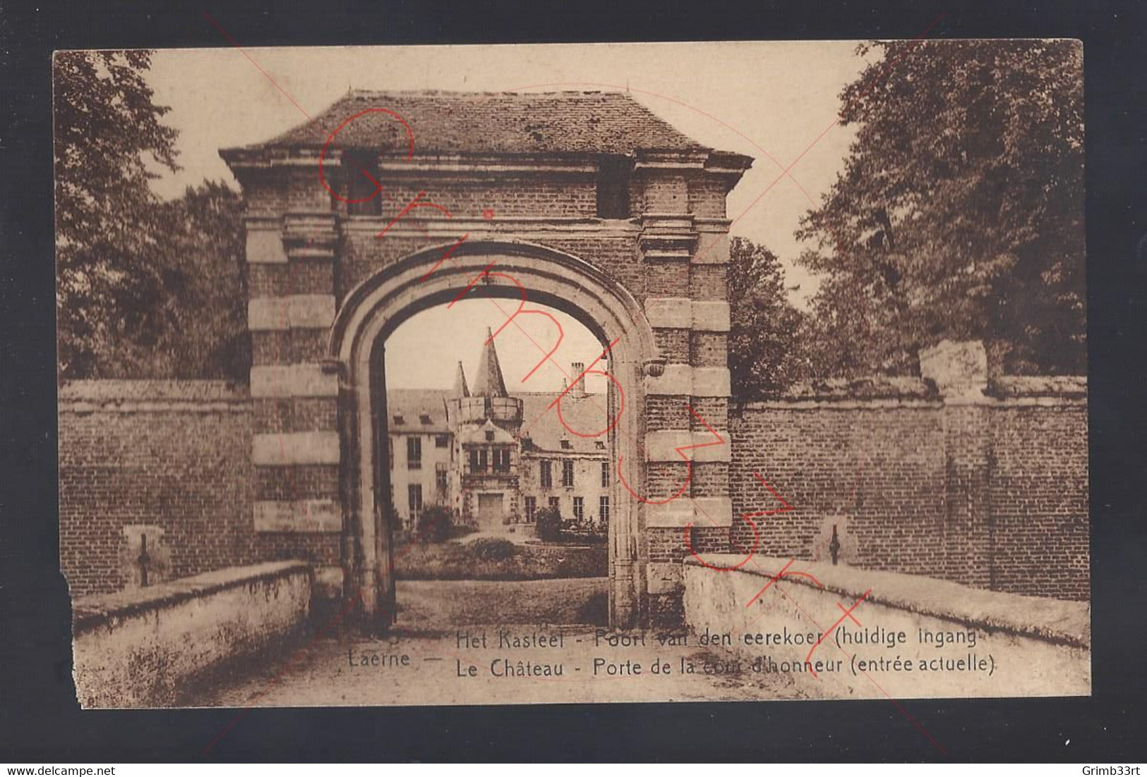 Laerne - Le Château - Postkaart - Laarne